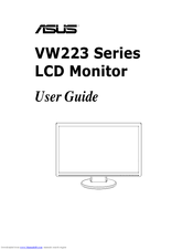 Asus VW223 Series User Manual