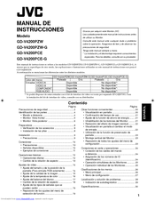 JVC GD-V4200PZW-G Manual De Instrucciones