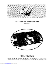 Electrolux E36GCC65ESS Installation Instructions Manual