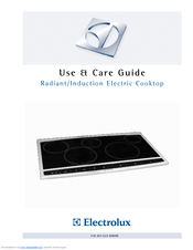 Electrolux EW36CC55GW - 36in Electric Cooktop Use & Care Manual