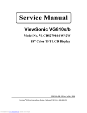 ViewSonic VLCDS27944-1W Service Manual