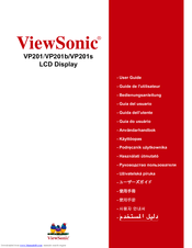 ViewSonic VP201 Käyttöopas