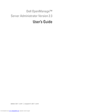Dell OpenManage Server Administrator Version 2.3 User Manual