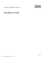 IBM IntelliStation POWER 9114 275 Installation Manual