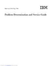 IBM BladeCenter HC10
Type 7996 Service Manual
