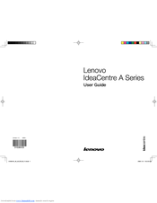 Lenovo IdeaCentre A Series User Manual