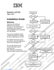 IBM x3105 - System - 4347 Installation Manual