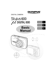 Olympus 225690 - Stylus 600 6MP Digital Camera Basic Manual