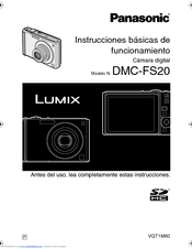 Panasonic DMC-FS20S - Lumix Digital Camera Instrucciones De Funcionamiento