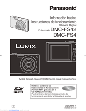 Panasonic DMCFS44 - DIGITAL STILL CAMERA Instrucciones De Funcionamiento