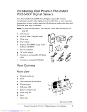 Polaroid 640CF - PDC 0.3MP Digital Camera User Manual