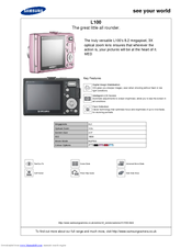 Samsung EC-L100ZSBA Specification