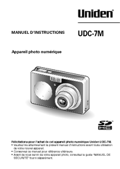 Uniden UDC7M Manuel D'instructions