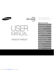 Samsung SMART Camera WB855F Manual Del Usuario