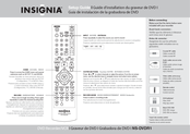 Insignia NS-DVDR1 Setup Manual