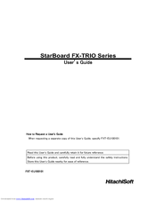 HitachiSoft StarBoard FX-TRIO Series User Manual