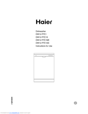 Haier DW12-PFE1SS Instructions For Use Manual