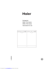Haier DW9-TFE3ME Instructions For Use Manual