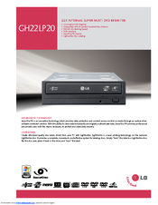 LG GH22LP20 -  Super Multi Specifications