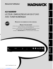 Magnavox H2160MW9 - DVDr / HDDr Manuel De L'utilisateur