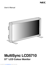 NEC MultiSync LCD5710 User Manual