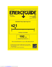 Haier ESCM050EC - 5.0 Cu Ft Chest Freezer Energy Manual