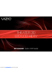 Vizio XVT3D650SV Quick Start Manual