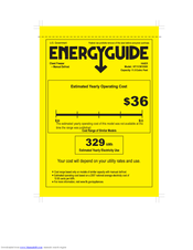 Haier HF11CM10NW Energy Manual