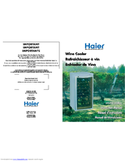 Haier HVF030BLL Instruction Manual