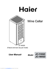 Haier Jc 160gd User Manual Pdf Download Manualslib