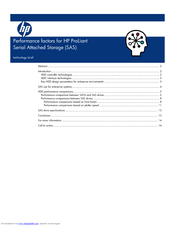 HP 516814-B21 - Dual Port 300 GB Hard Drive Technology Brief