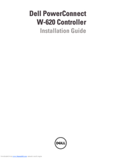 Dell PowerConnect W-620 Installation Manual
