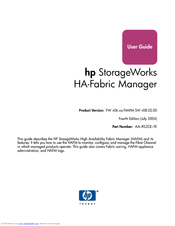 HP 316095-B21 - StorageWorks Edge Switch 2/24 User Manual