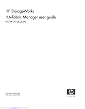 HP 316095-B21 - StorageWorks Edge Switch 2/24 User Manual