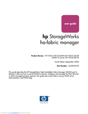 HP StorageWorks 2/24 - Edge Switch User Manual