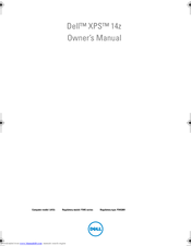Dell I14Z-2877BK Owner's Manual