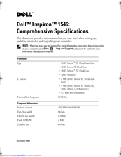Dell Inspiron 15 AMD Specifications