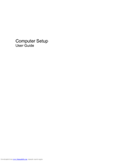 HP 6530s - Notebook PC Setup Manual