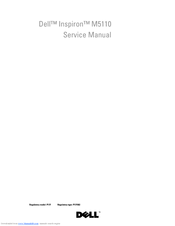 Dell Inspiron M511R Service Manual