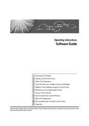 Ricoh AficioSP C410DN Software Manual