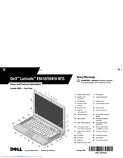 Dell Latitude E6410 Manuals | ManualsLib