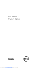 Dell Latitude ST Owner's Manual