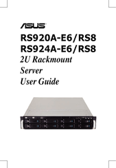 Asus RS924A-E6/RS8 User Manual