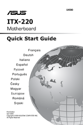 Asus ITX 220 - Motherboard - Mini ITX Manual De Démarrage Rapide