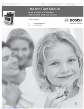 Bosch HES5053U Use And Care Manual