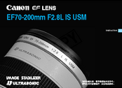 Canon EF 70-200mm f/2.8L IS USM Instruction
