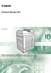Canon Perfect Binder-B1 User Manual