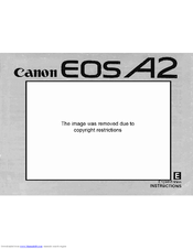 Canon Eos A2 Manuals Manualslib