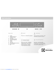 Electrolux EOB8851AAX Brief Instructions
