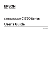 Epson AcuLaser C1750 Series User Manual